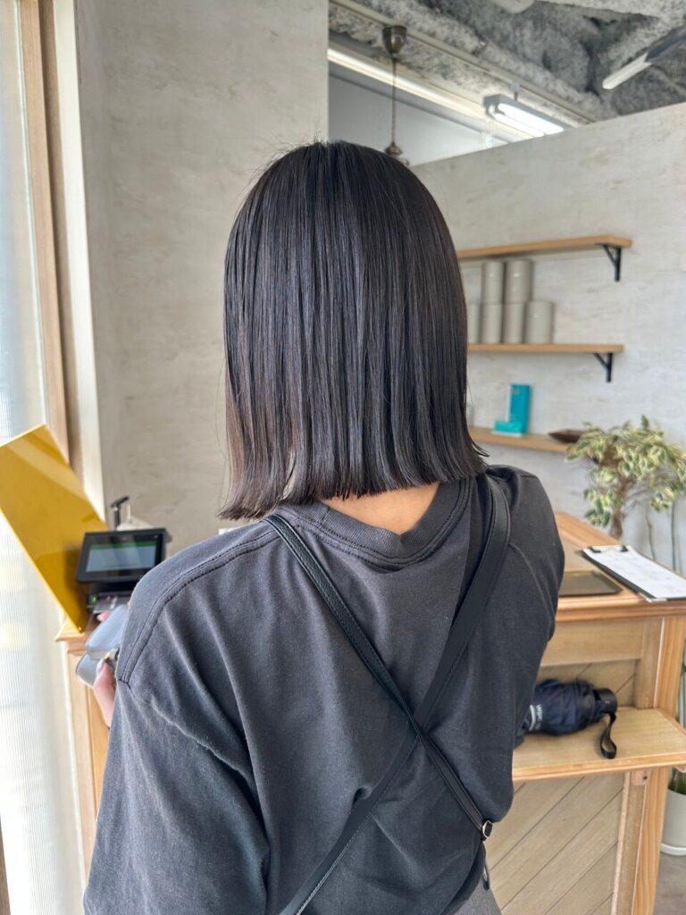 縮毛矯正×ボブ